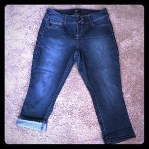 Torrid cropped jeggings.